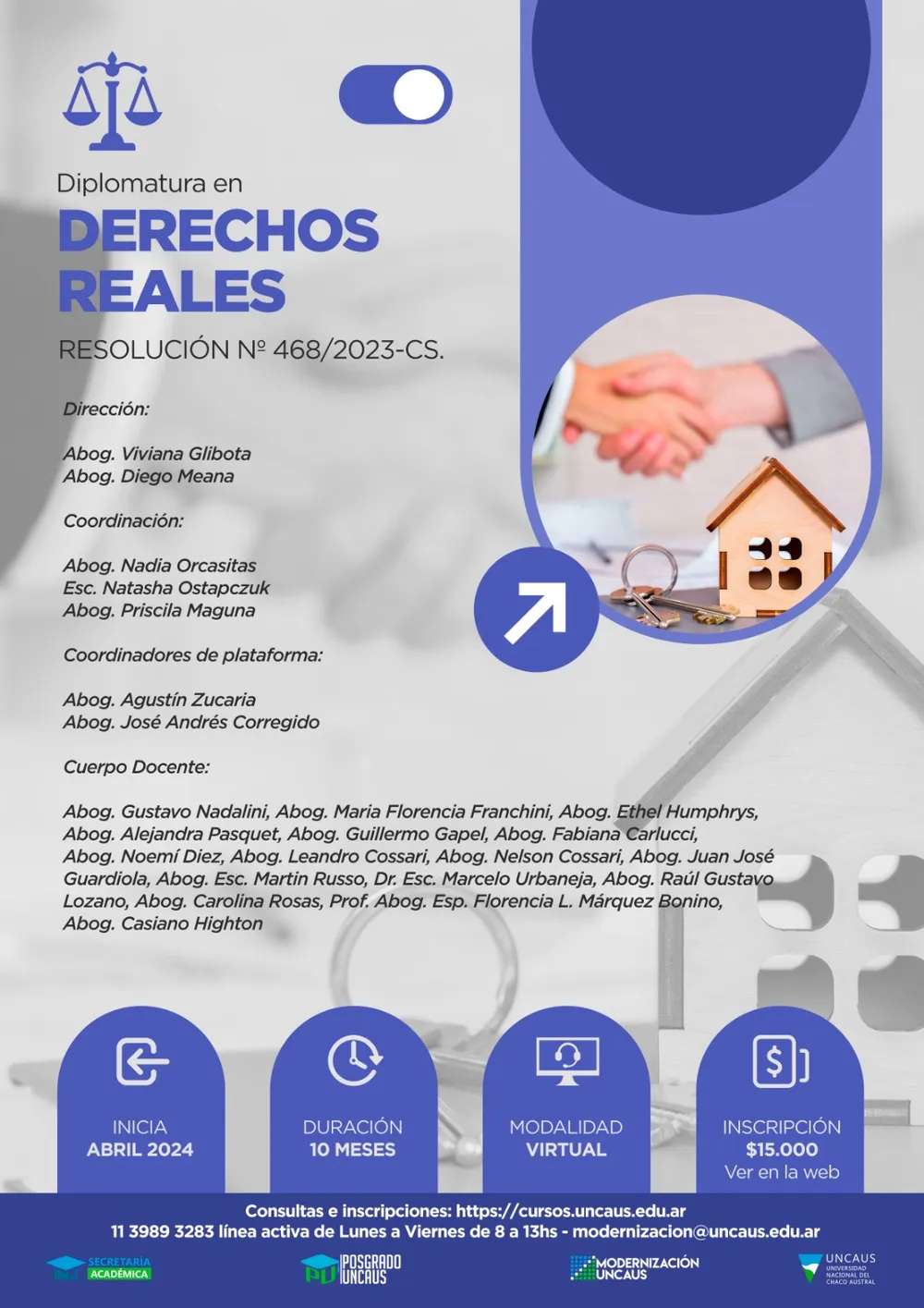 Diplomatura en Derechos Reales 2024