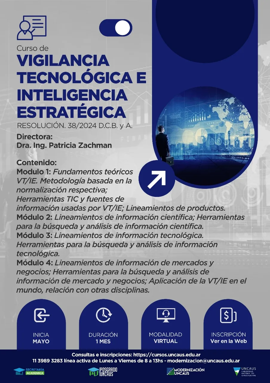 Curso: Vigilancia Tecnológica e Inteligencia Estratégica