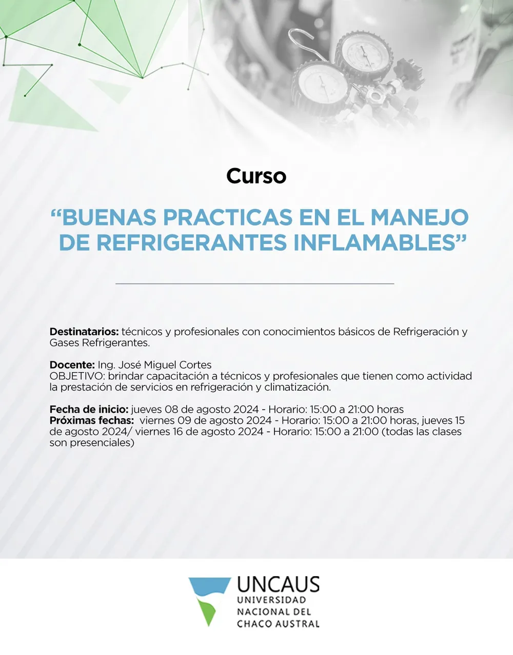 Buenas Prácticas en el Manejo de Refrigerantes Inflamables