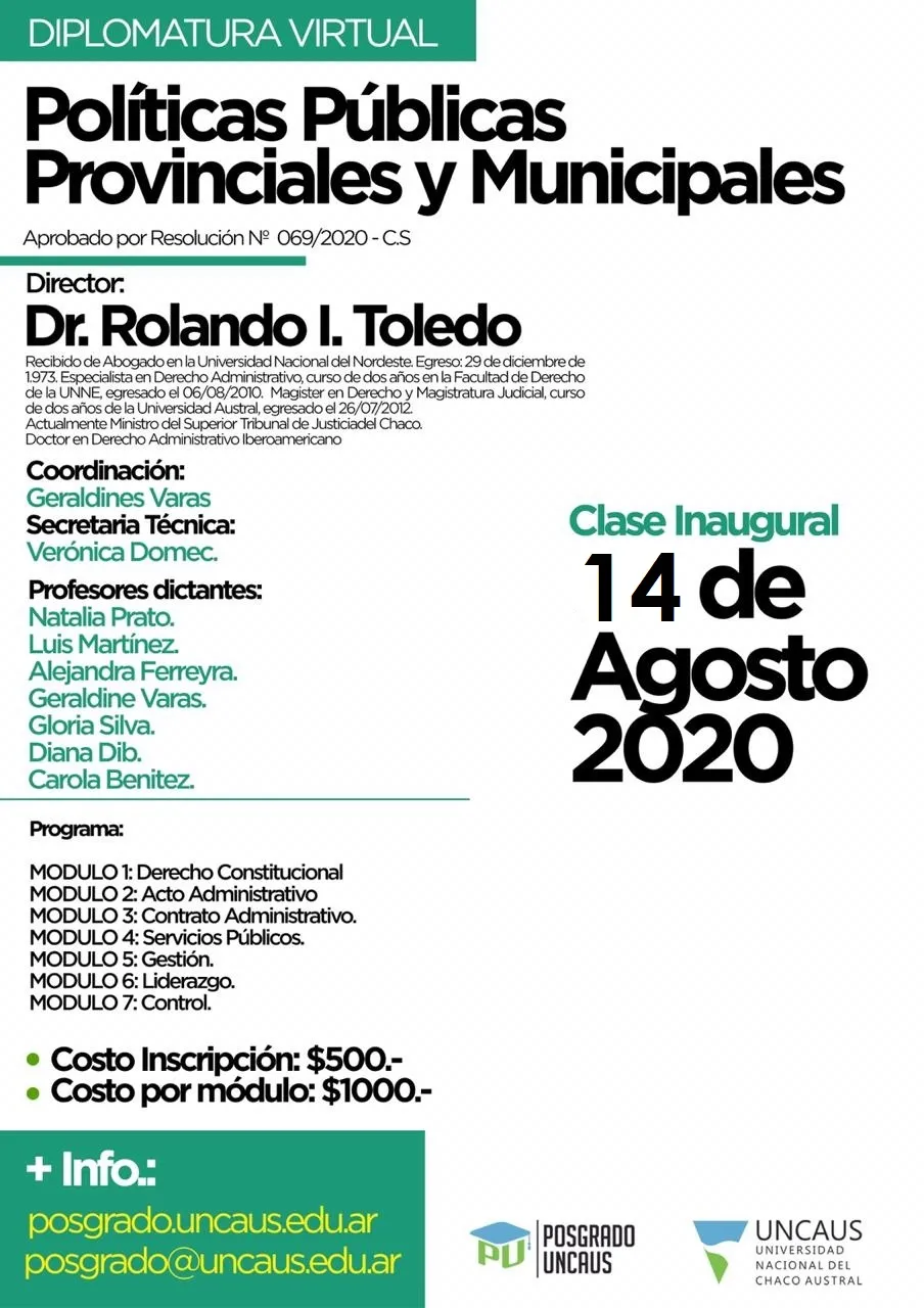 Políticas Públicas Provinciales y Municipales del Chaco