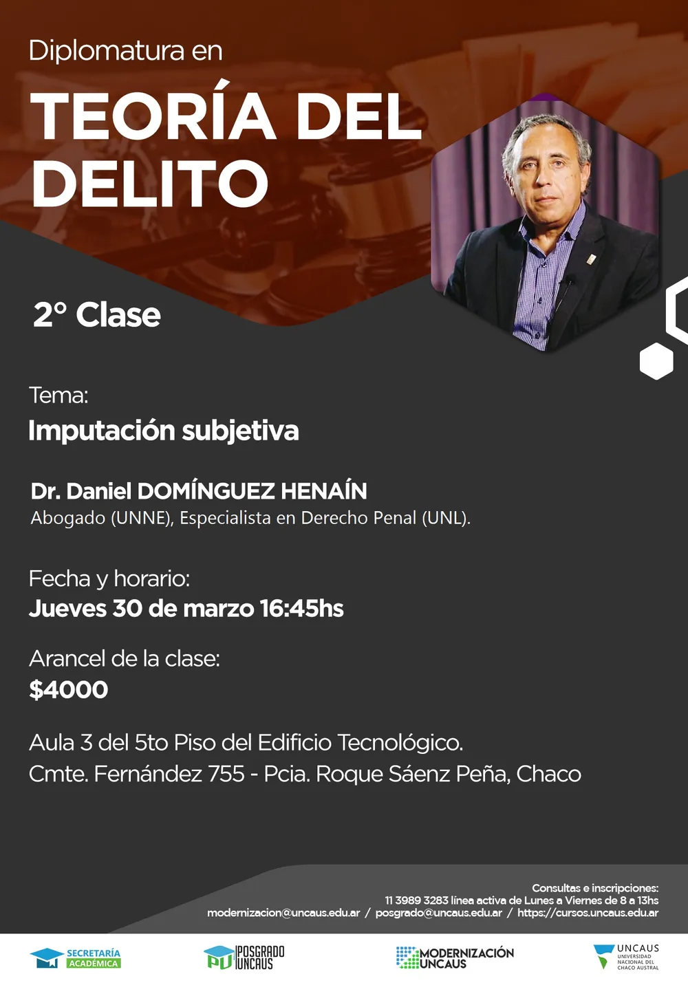 CLASE PRESENCIAL: IMPUTACION SUBJETIVA