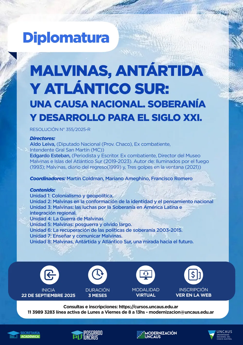 DIPLOMATURA EN MALVINAS, ANTÁRTIDA Y ATLÁNTICO SUR