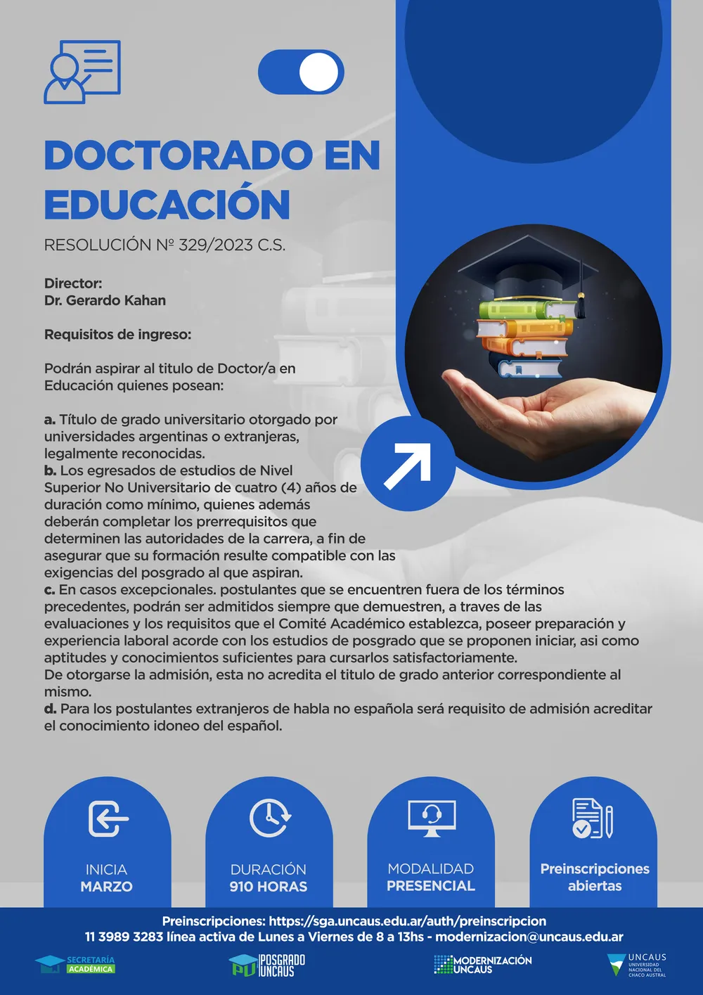 Doctorado en Educación PRESIDENCIA ROQUE SÁENZ PEÑA