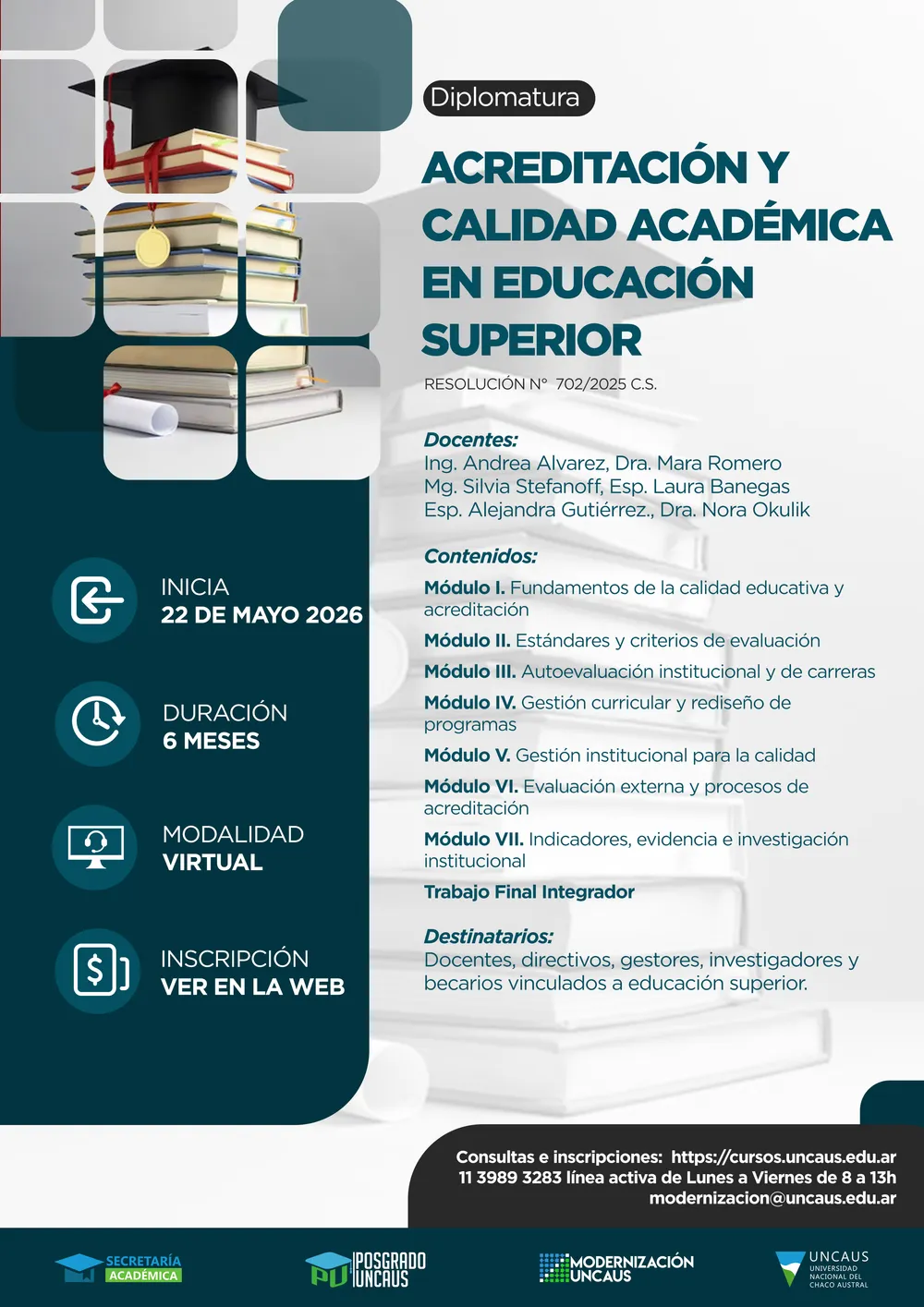 2026 Diplomatura en Acreditación y Calidad Académica en Educación Superior