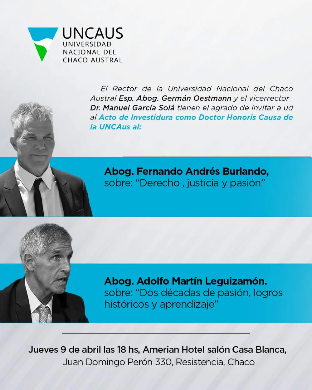 HONORIS CAUSA: Dr. Fernando Burlando