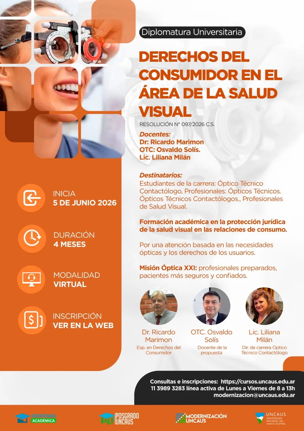Diplomatura Universitaria en Derechos del Consumidor en el Area de la Salud Visual