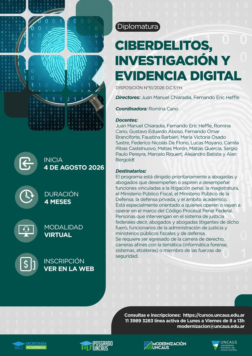 Flyer del curso