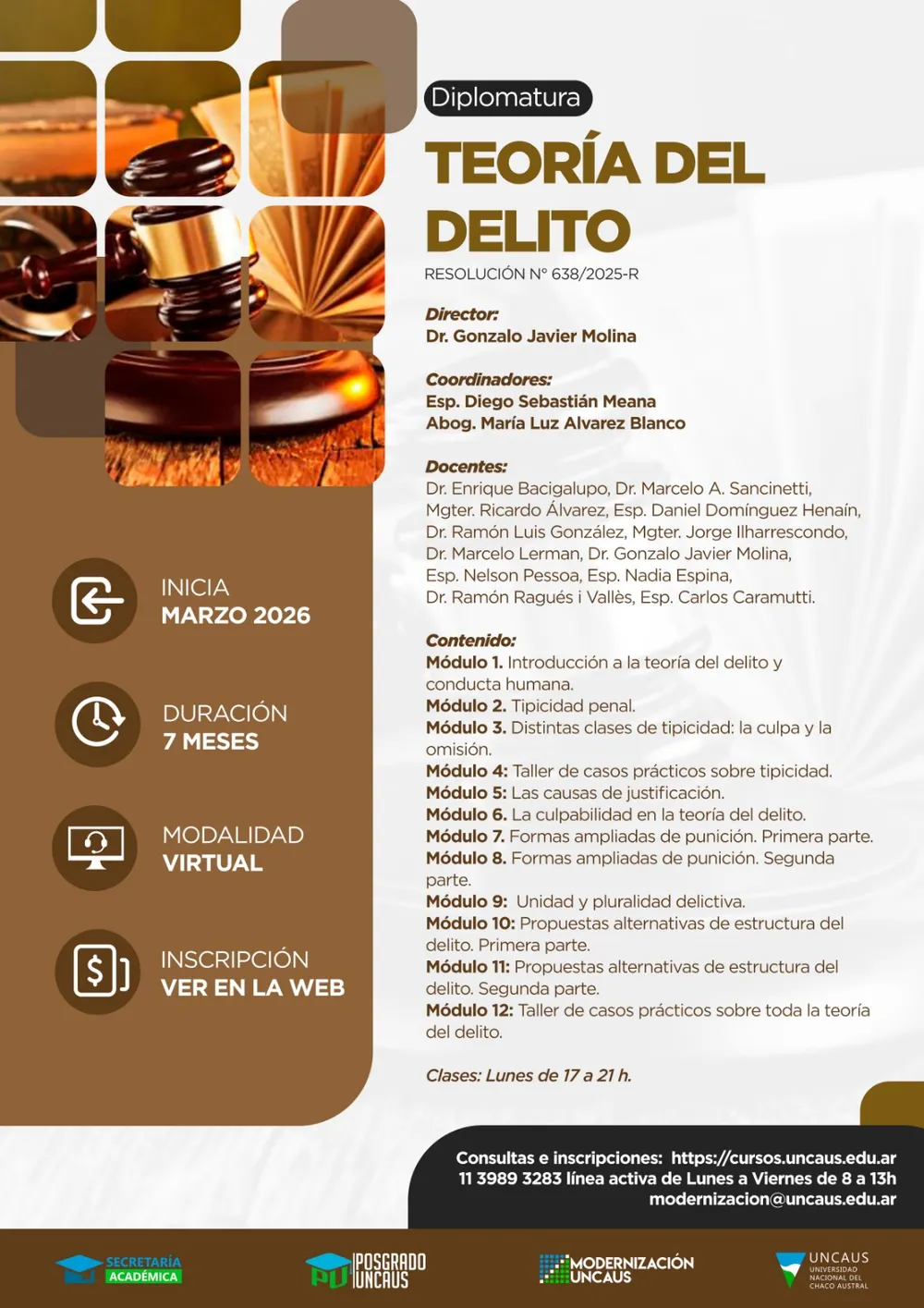 Diplomatura en Teoría del Delito 2026