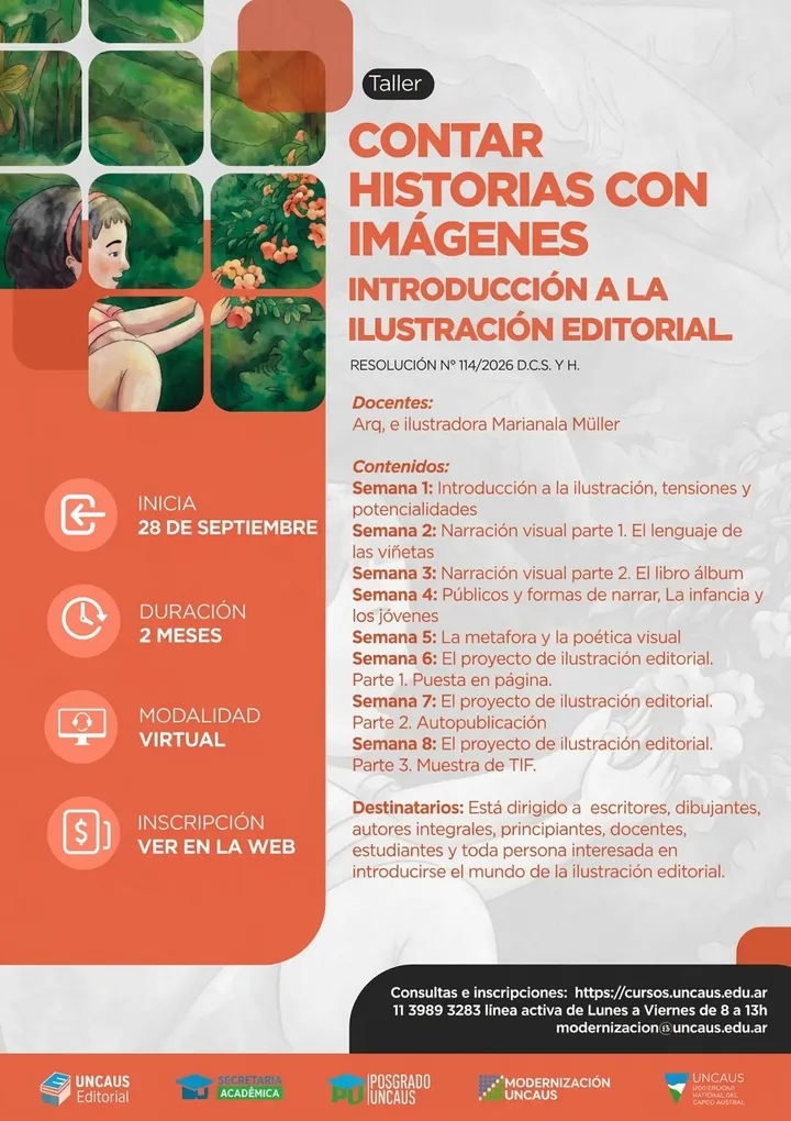 Taller: Contar historias con imágenes. Introducción a la ilustración editorial.