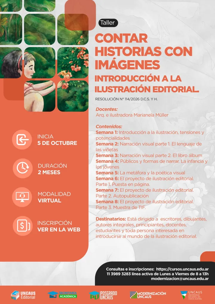 Taller: Contar historias con imágenes. Introducción a la ilustración editorial.