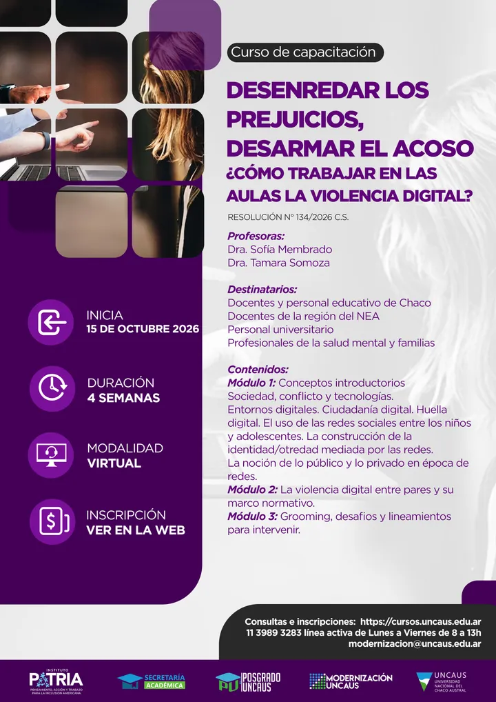 Desenredar los prejuicios, desarmar el acoso. ¿Cómo trabajar en las aulas la violencia digital?