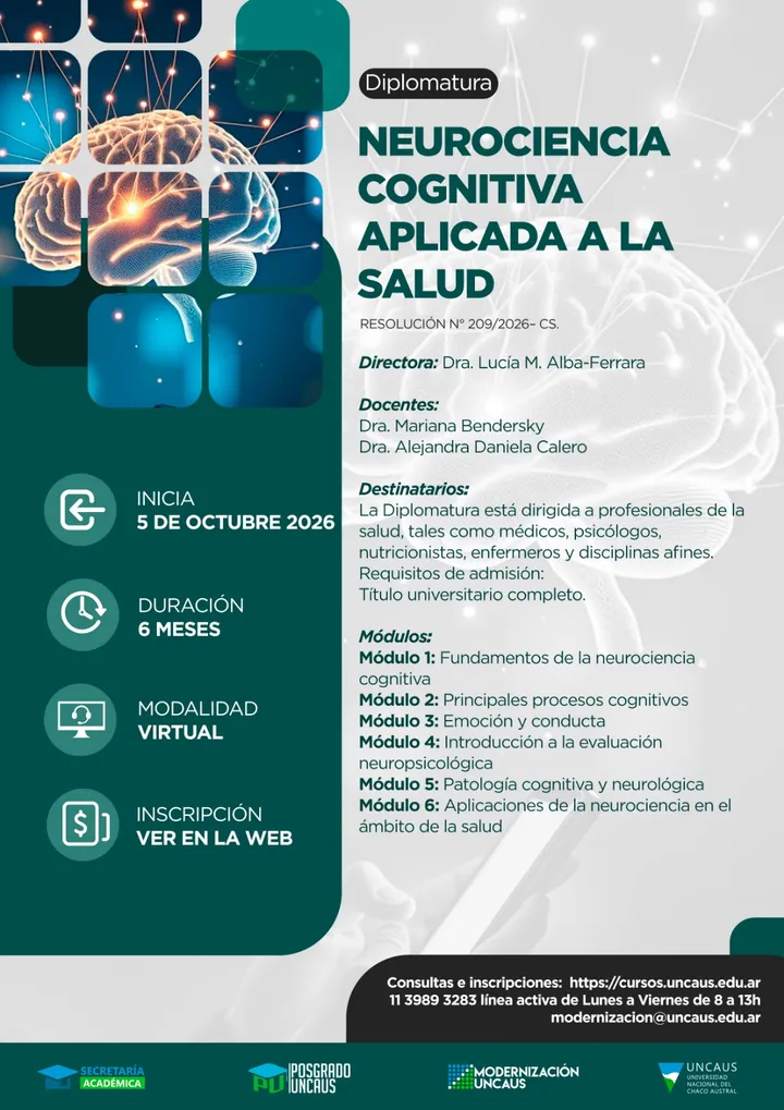 DIPLOMATURA Neurociencia Cognitiva Aplicada a la Salud