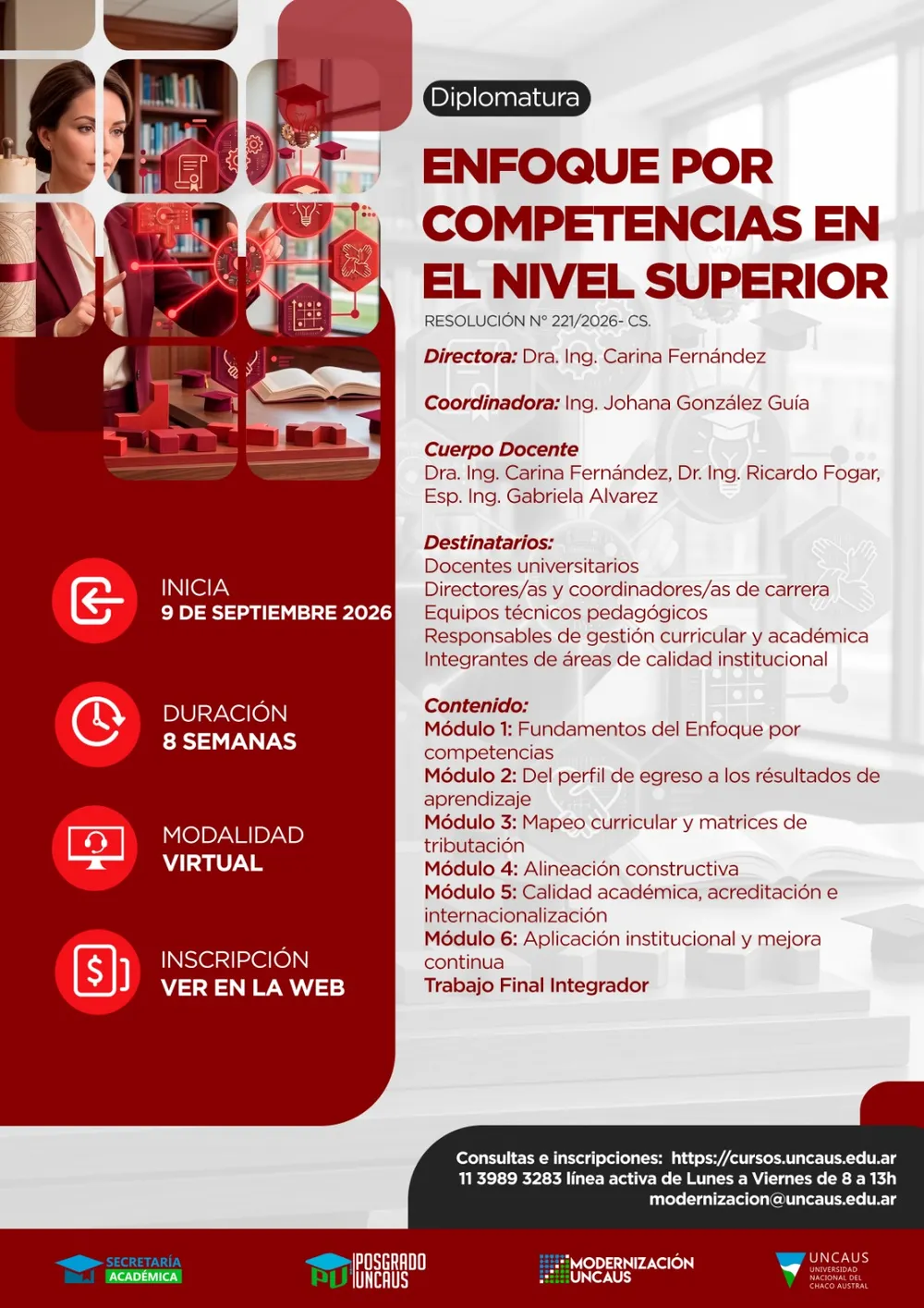 Diplomatura en Educación Basada en Competencias en el Nivel Universitario