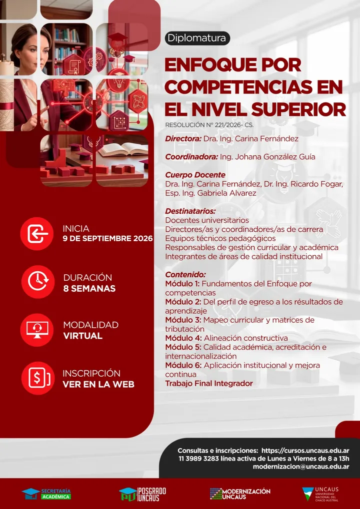 Diplomatura en Educación Basada en Competencias en el Nivel Universitario