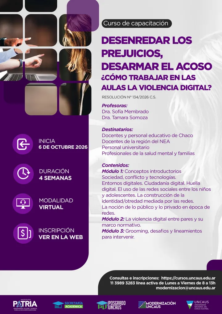 Desenredar los prejuicios, desarmar el acoso. ¿Cómo trabajar en las aulas la violencia digital?