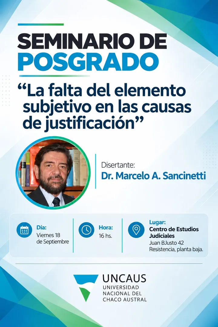 SEMINARIO DE POSGRADO: MARCELO SANCINETTI